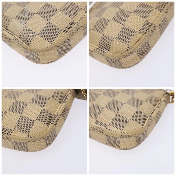 LOUIS VUITTON Damier Azur Mini Pochette Accessoires Pouch - Picture 16 of 16